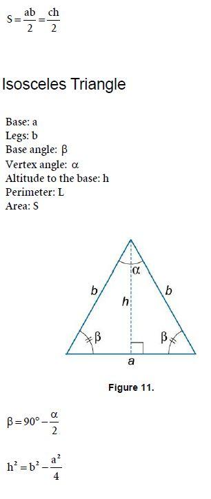 Mathematics Math Geometry Formulas 2.2