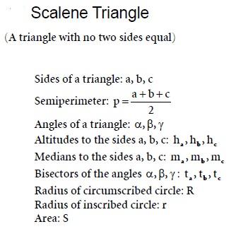 A triangle with no two sides are equal