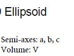 Mathematics Math Geometry Formulas Ellipsoid