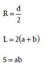 Mathematics Math Geometry Formulas 6.1